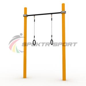 Купить Турник классический для занятий Воркаут с кольцами SP WRK-07 + Rings_76mm в Каспийске 