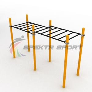 Купить Рукоход двухуровневый для Воркаут SP WRK-02_76mm в Каспийске 